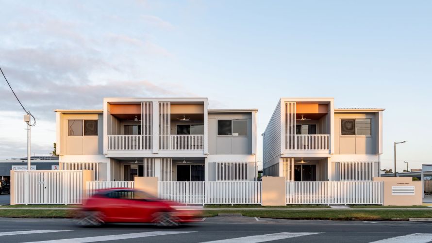Artists impression of the Princess St Bundaberg East project from the street.