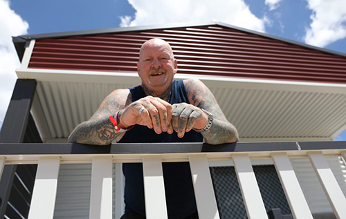 Gympie Recovery Accommodation Park resident, Garry