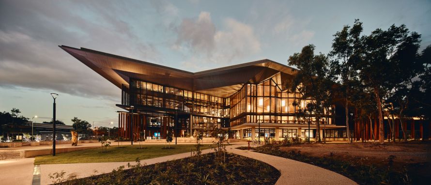 View of James Cook University’s Engineering and Innovation Place in Townsville