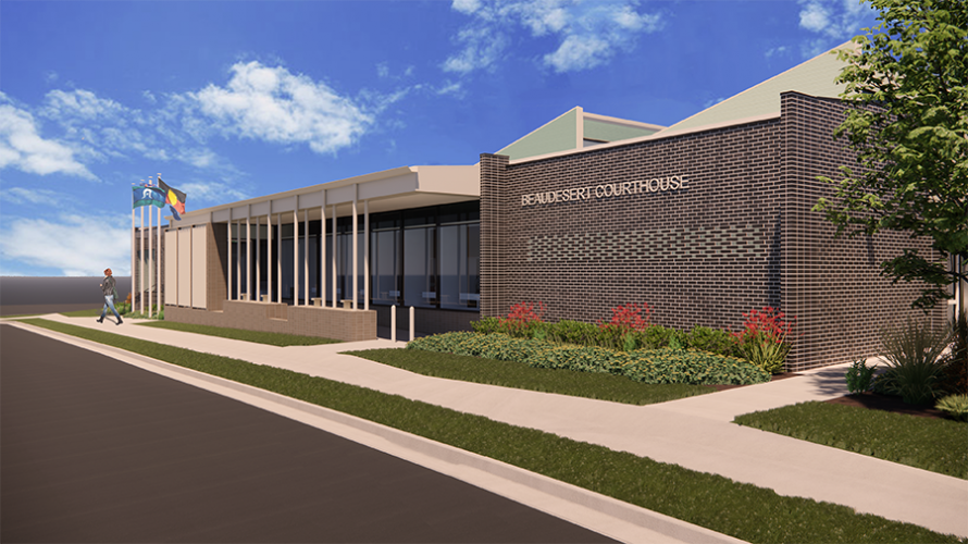 Beaudesert Replacement Courthouse Anna Street entrance