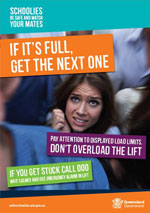 Lift safety poster
