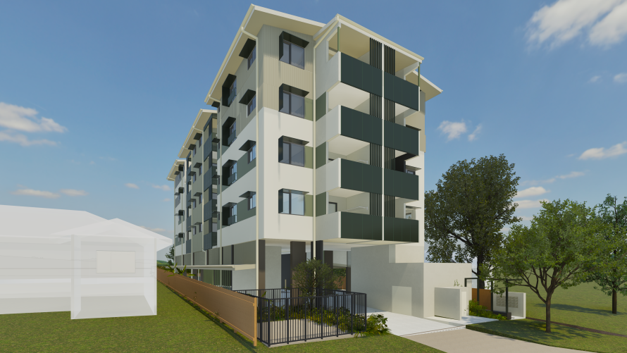 Largs Street, Darra street view perspective – artist’s impression